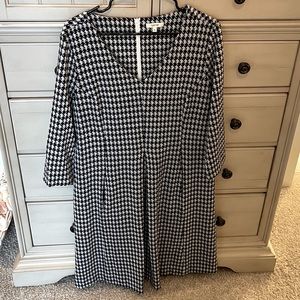 Tyler Böe Carol Ann Jacquard V-Neck Dress XL